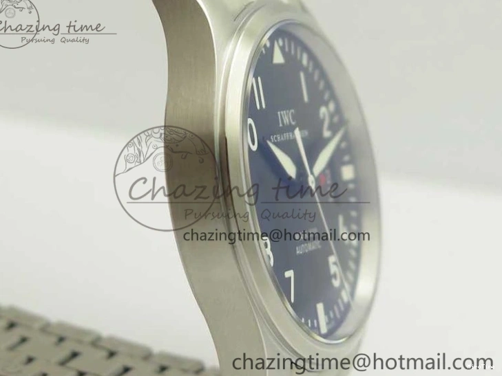 MIROTIME 0117 Mark XVII IW326504 MKS 1:1 Best Edition Black Dial On SS Bracelet MIYOTA 9015 V Durable 7210